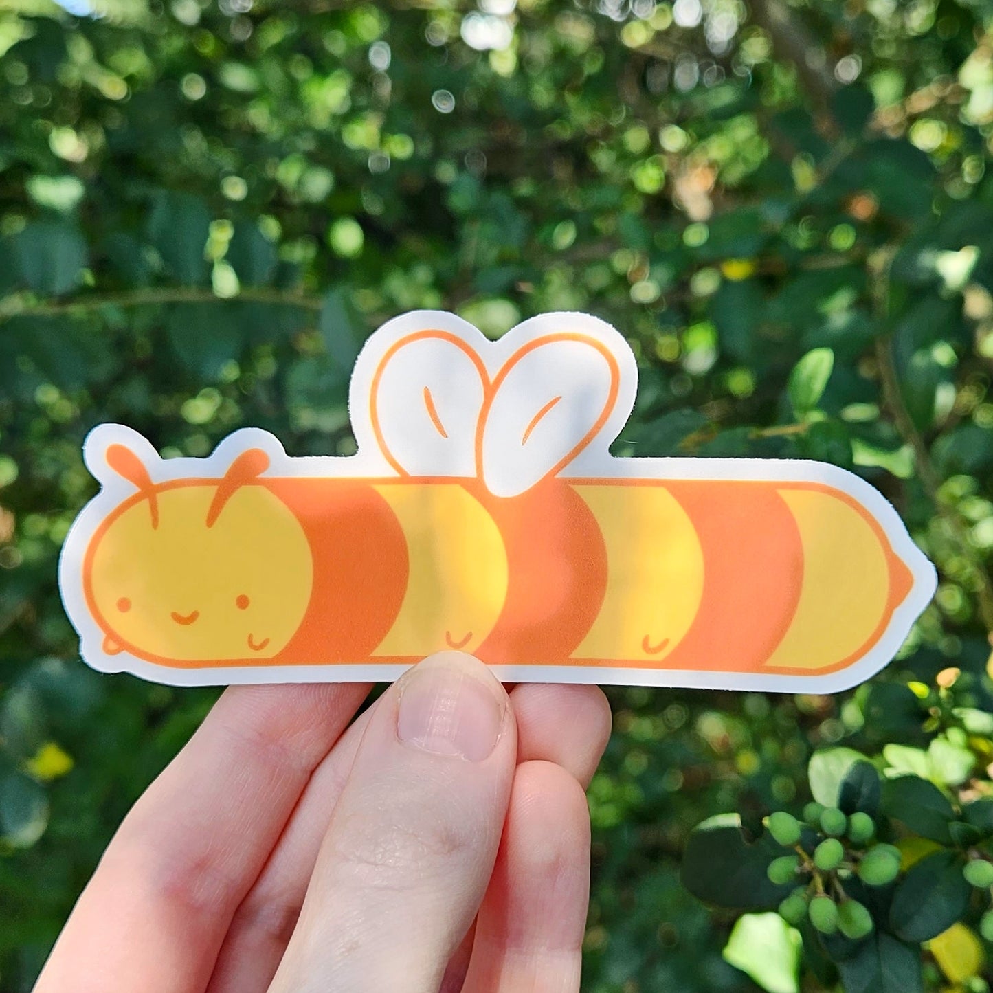 Long Bee  - Vinyl Sticker