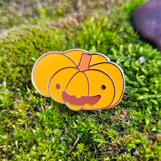 Goofy Pumpkin - Hard Enamel Pin