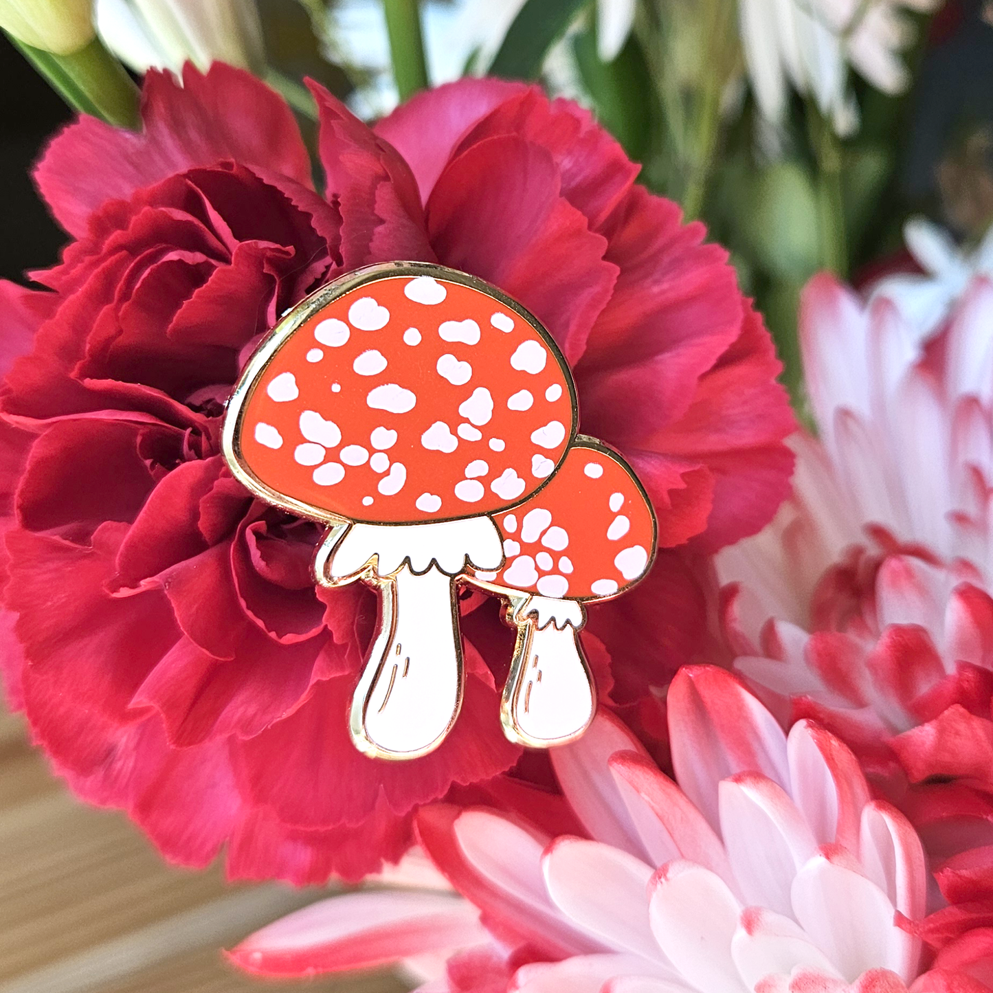 Amanita Muscaria Pair - Pin Club