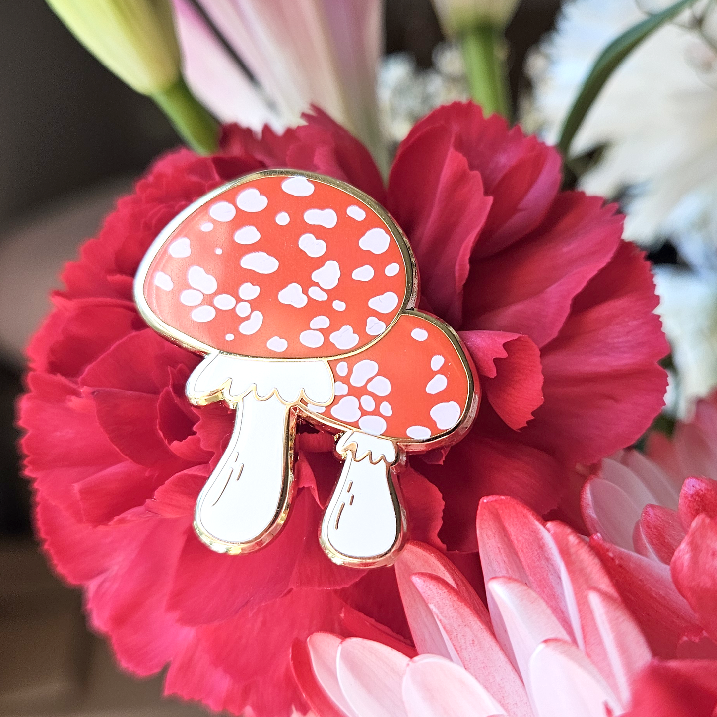 Amanita Muscaria Pair - Pin Club