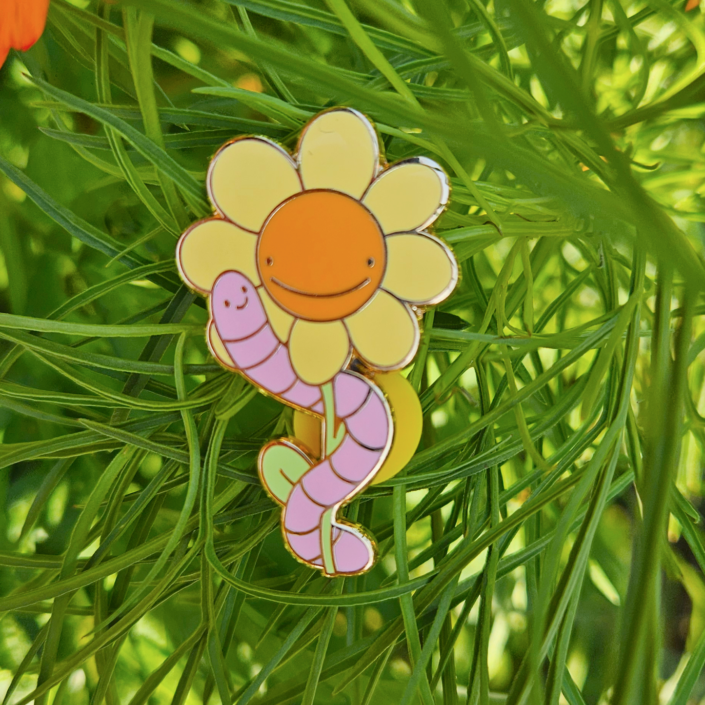 Worm Flower Friends - Pin Club!